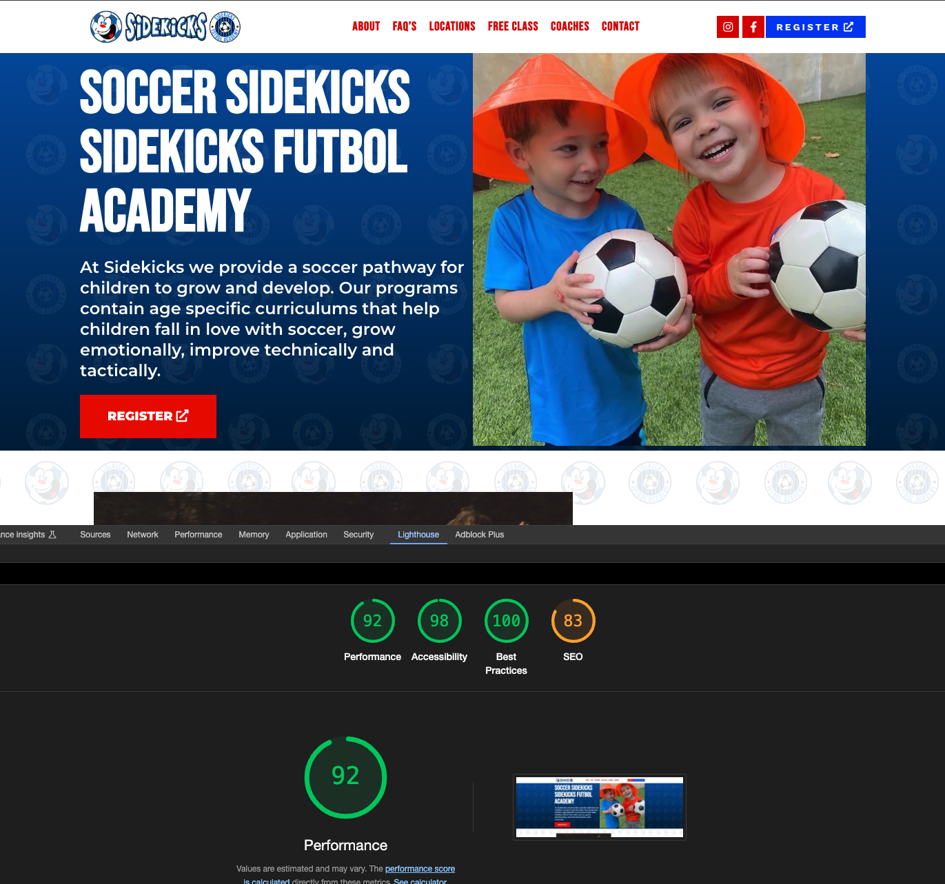 Lighthouse Report | Soccer Sidekicks
